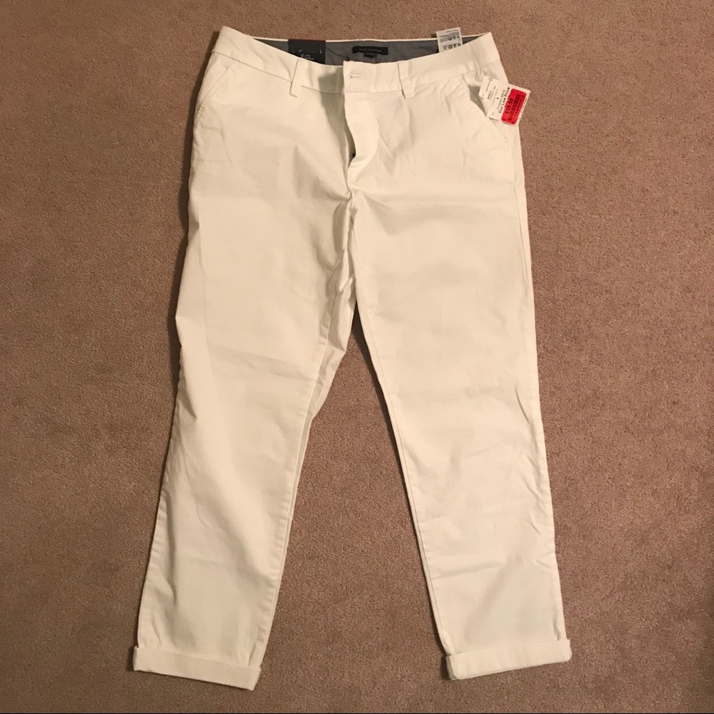White Capri Jeans